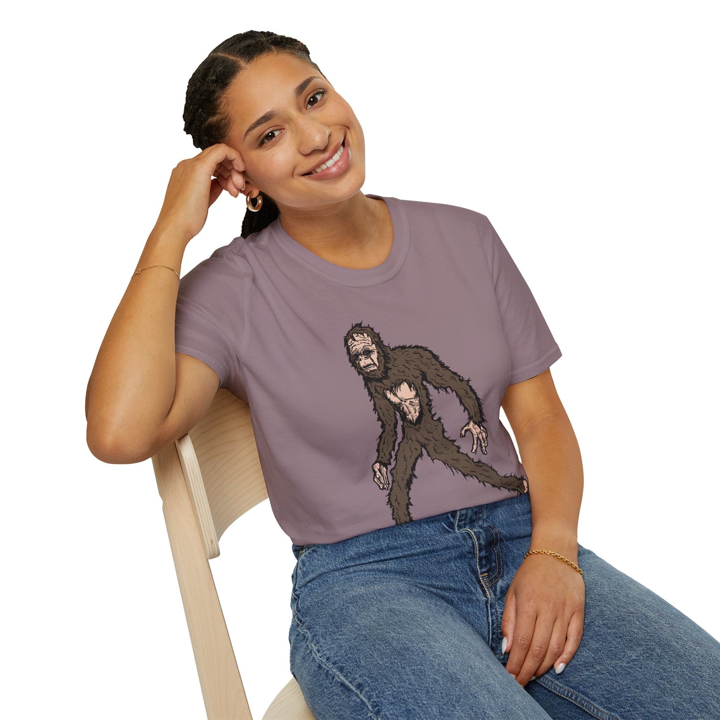 Bigfoot Stroll Unisex Softstyle T-Shirt