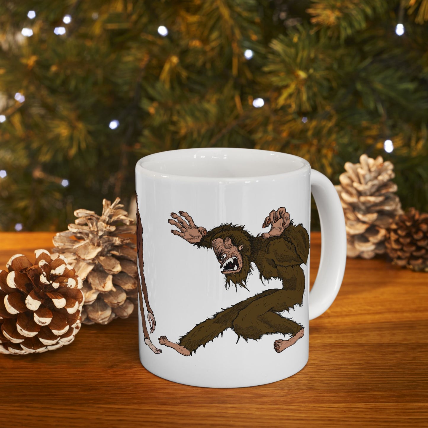 Bigfoot Sasquatch Mug — Funny Creature Coffee Cup (11oz & 15oz)