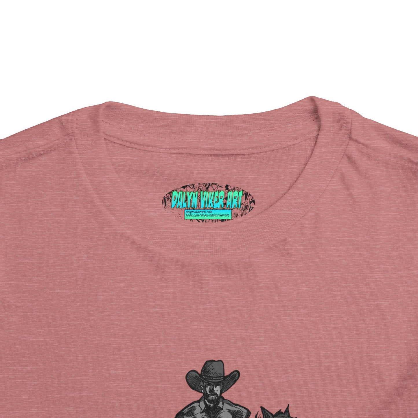 Toddler Western Cowboy Tee — Horseback Rider Graphic Shirt