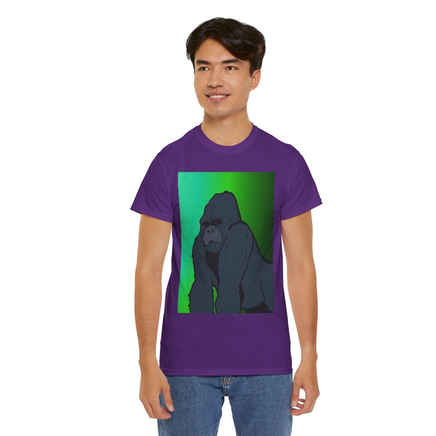 Gorilla Portrait Tee – Graphic Ape Illustration T-Shirt