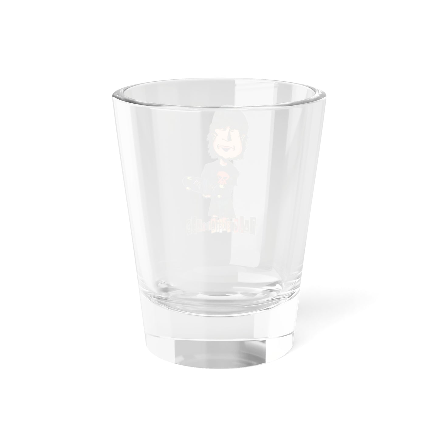 Rude Skater Dude Shot Glass — 1.5oz Novelty Party Glass