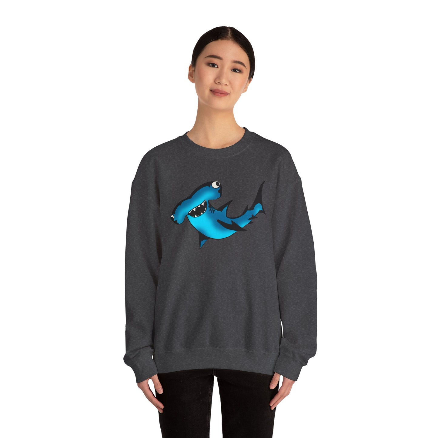 Harley Hammerhead Cute Shark Graphic Unisex Sweatshirt