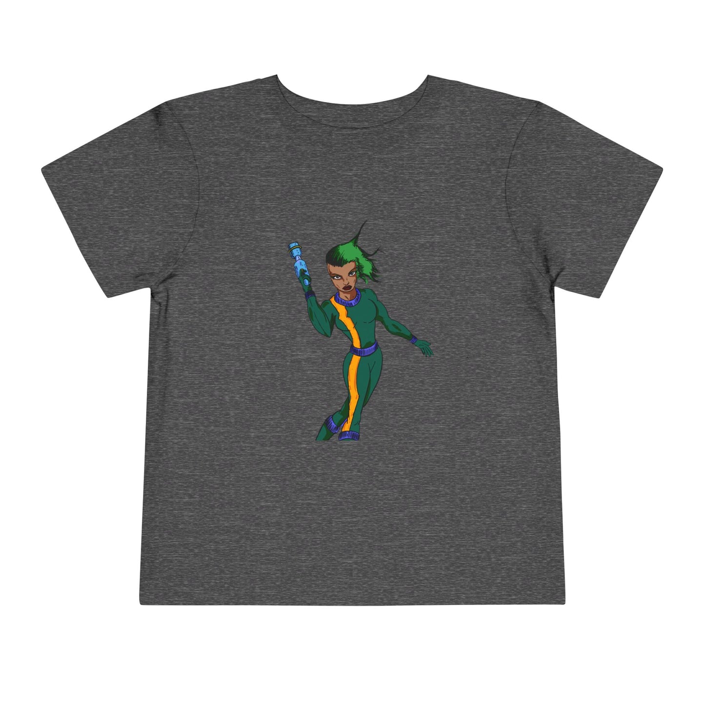 Toddler Tee — Colorful Space Hero Graphic