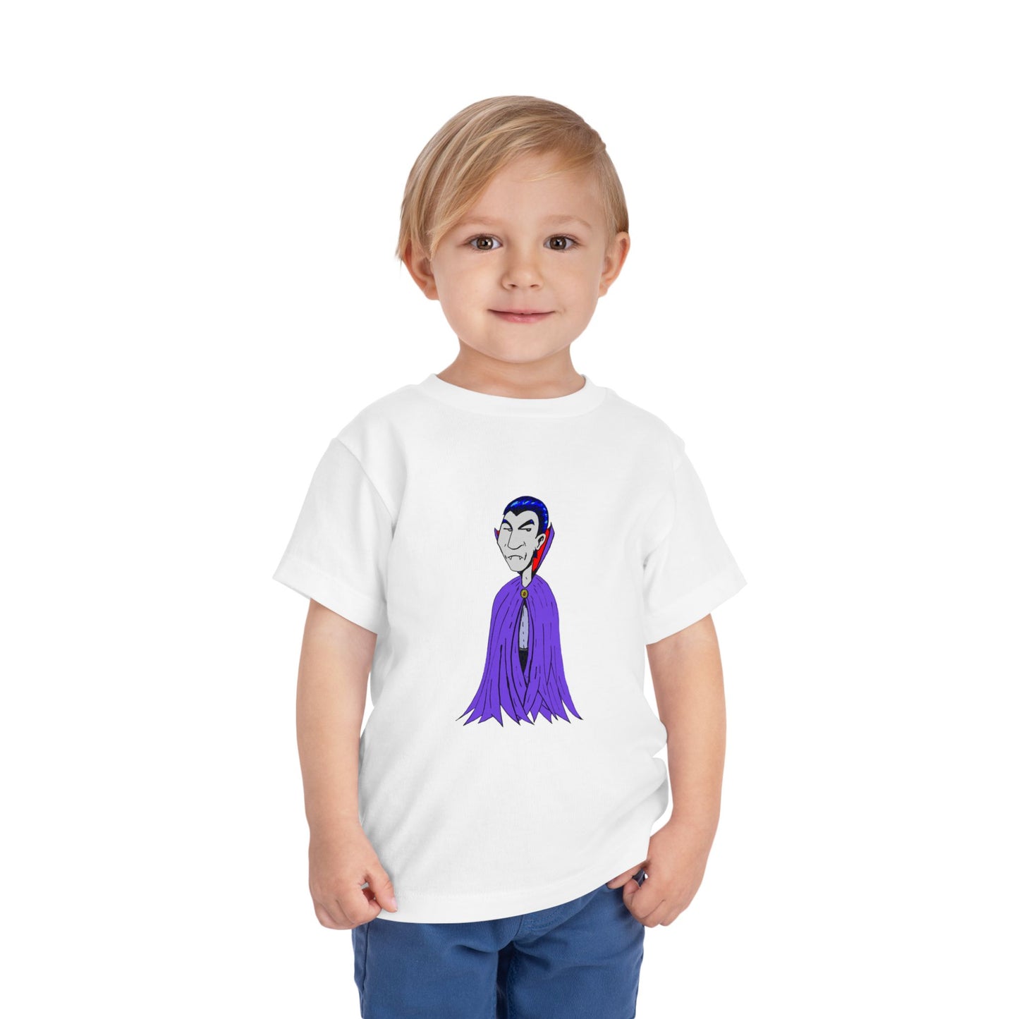 Toddler Tee — Cute Cartoon Vampire Graphic Shirt for Kids