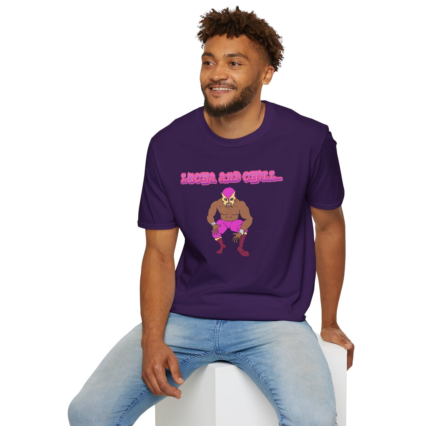 Lucha & Chill Unisex Softstyle T-Shirt