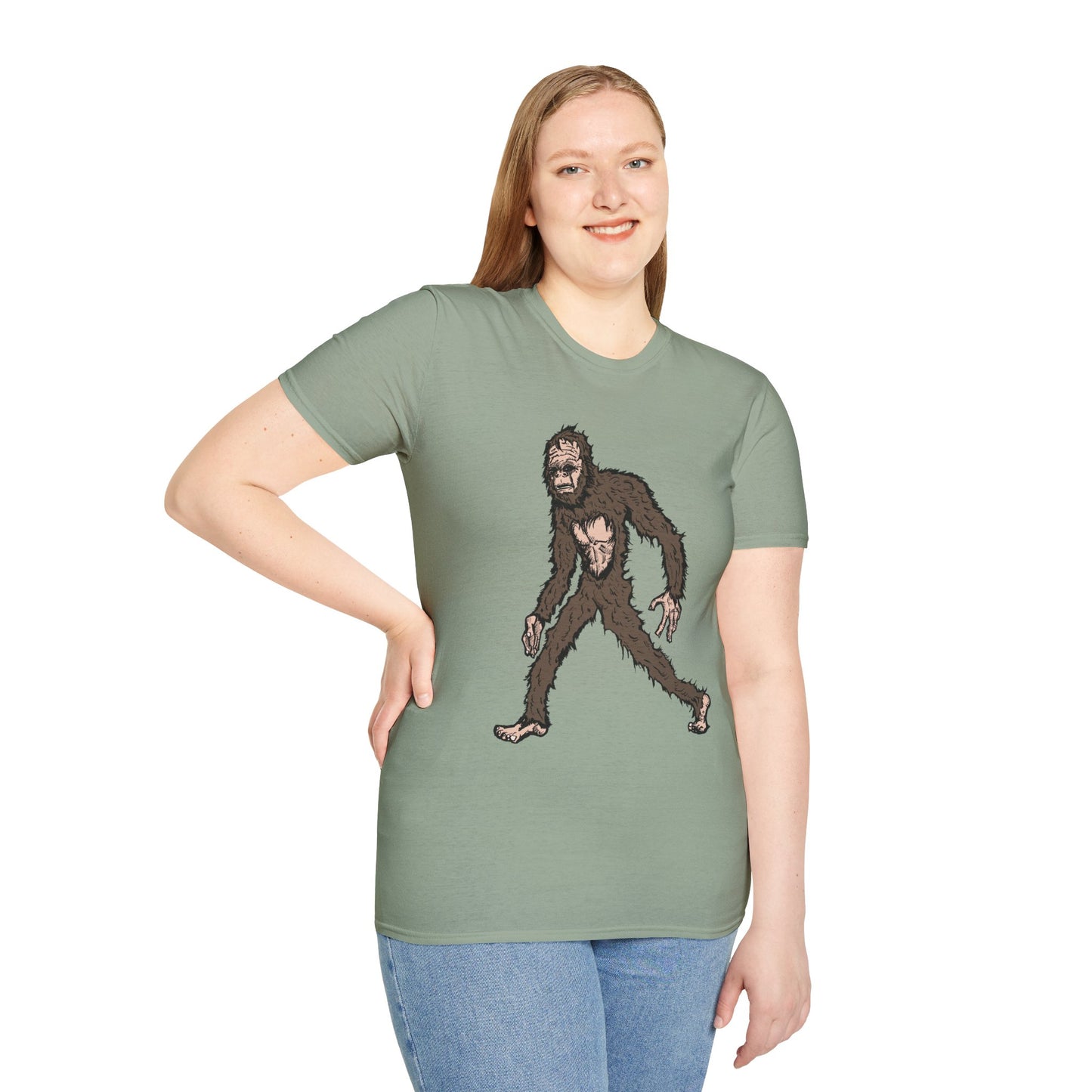 Bigfoot Stroll Unisex Softstyle T-Shirt