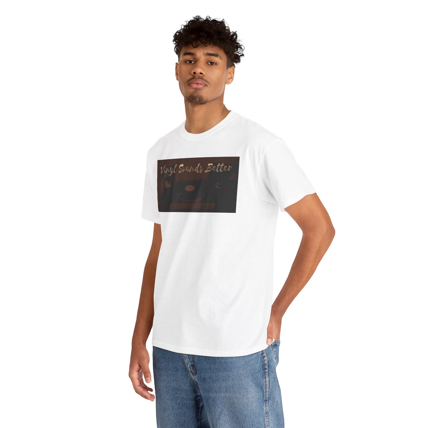 Vinyl Sounds Better T-Shirt — Retro Record Player Tee for Music Lovers