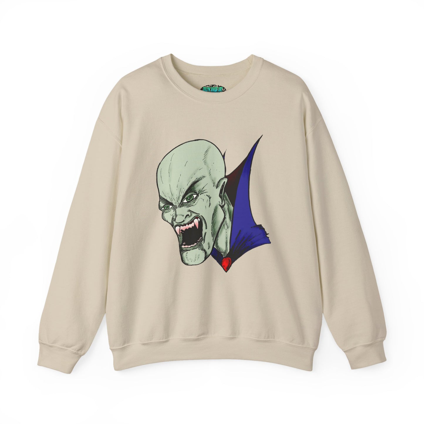 Vampire Graphic Sweatshirt for Halloween