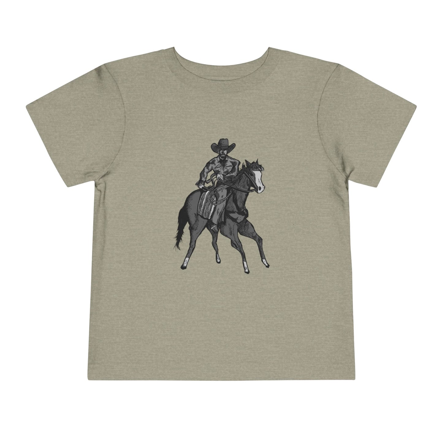 Toddler Western Cowboy Tee — Horseback Rider Graphic Shirt