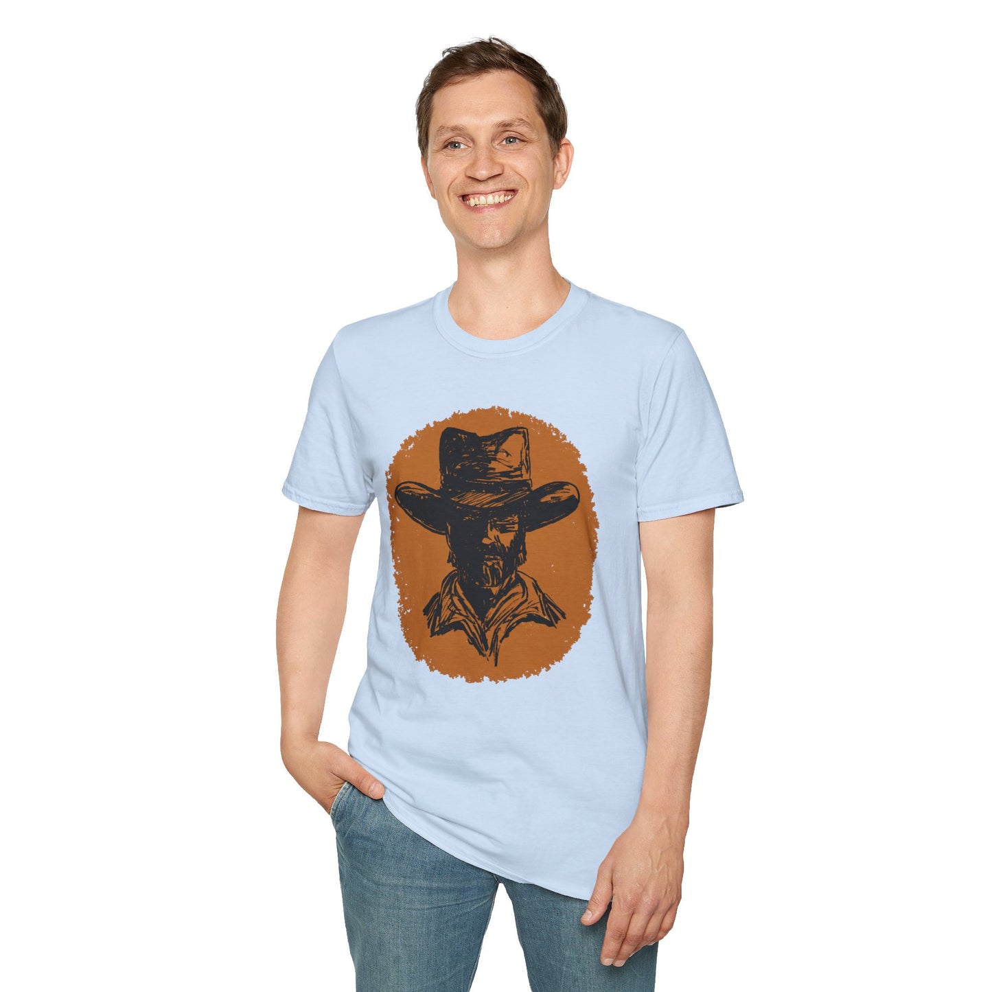 Southwest Cowboy Unisex T-Shirt - Western Rancher Design