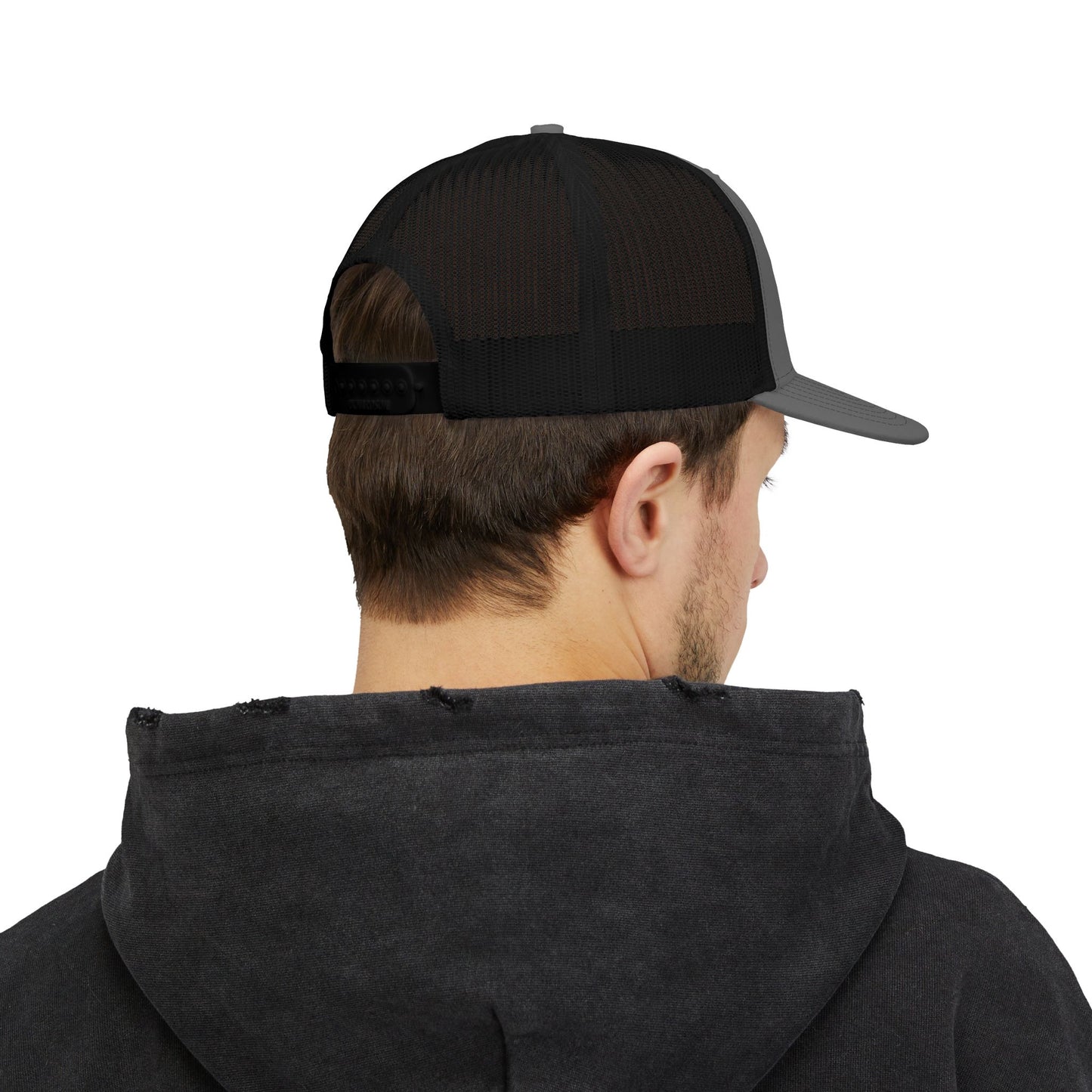 Gorilla Embroidered Snapback Trucker Cap — Casual Wildlife Hat for Outdoors & Everyday Wear