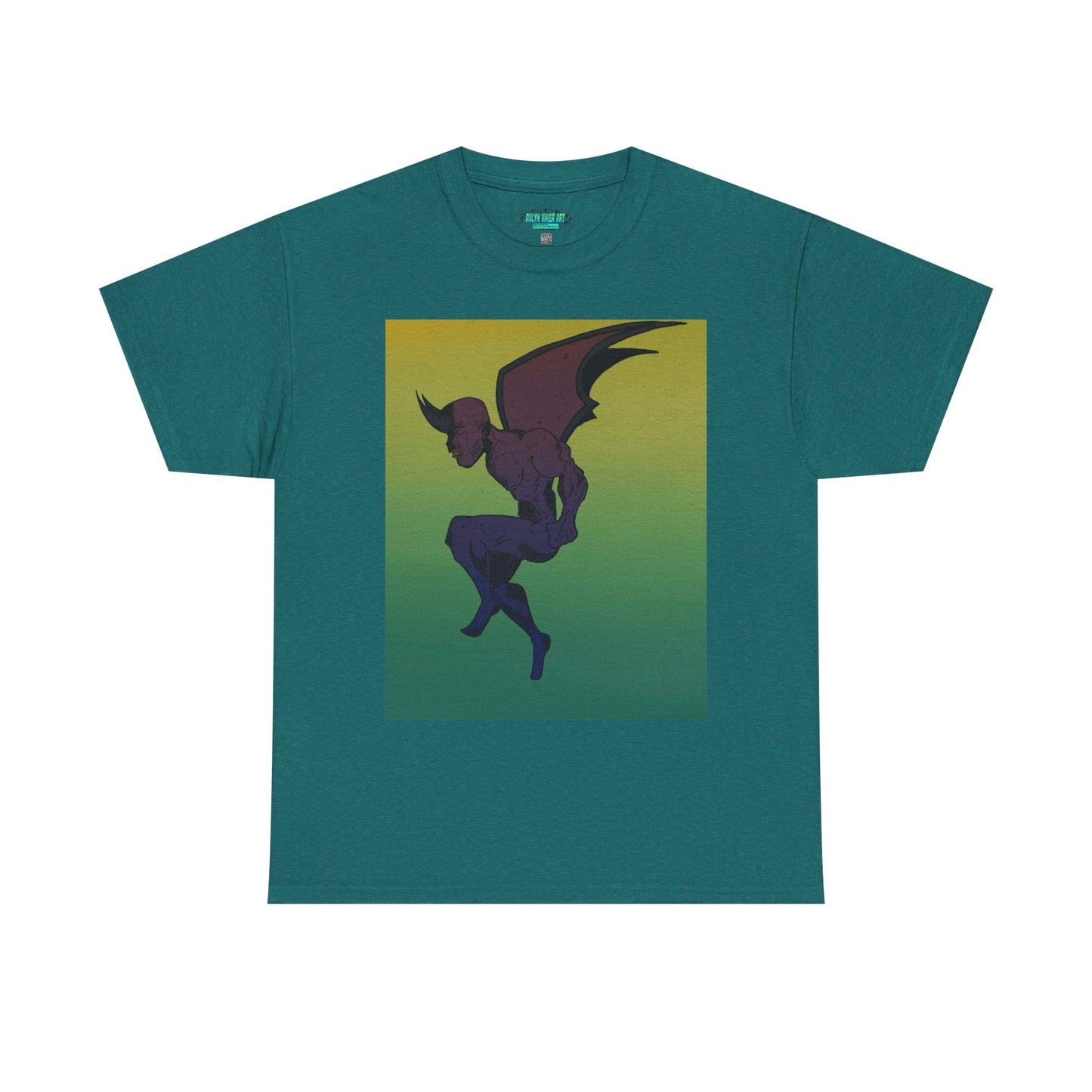 Unisex Heavy Cotton Tee - Artistic Devil Graphic Tee
