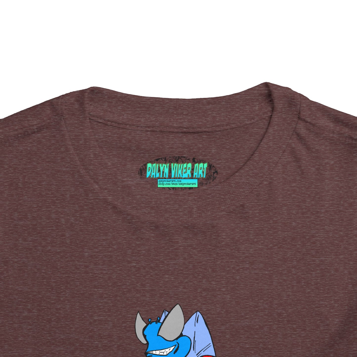 Astro-Fly Toddler Tee — Brave Blue Superhero Bug Graphic