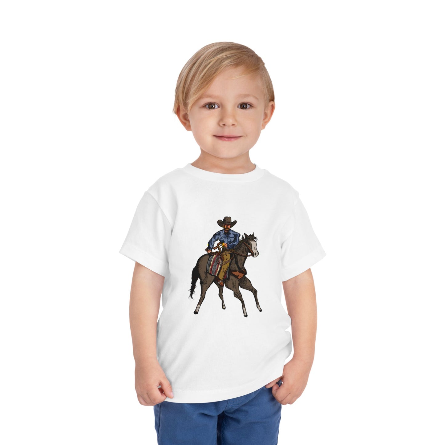 Cowboy on Horse Toddler Tee