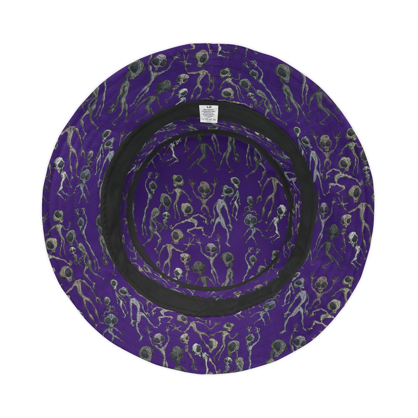 Alien Dance Party Bucket Hat, Quirky Summer Hat, Festival Accessory, Beachwear, Unique Gift for UFO Lovers