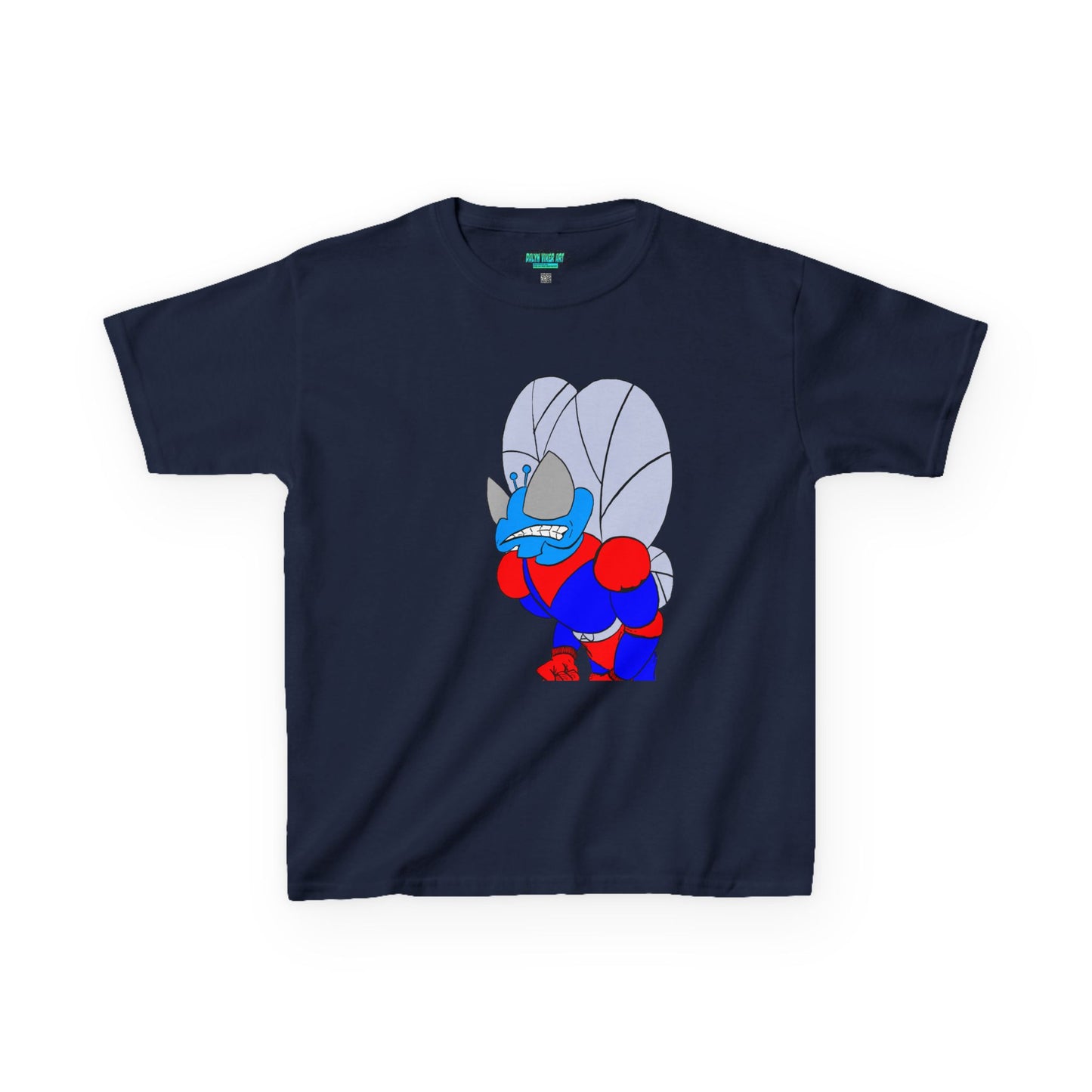 The Astound Astro-Fly - Ready for the Next Case - Playful Cartoon Kids Tee - Fun and Colorful Design