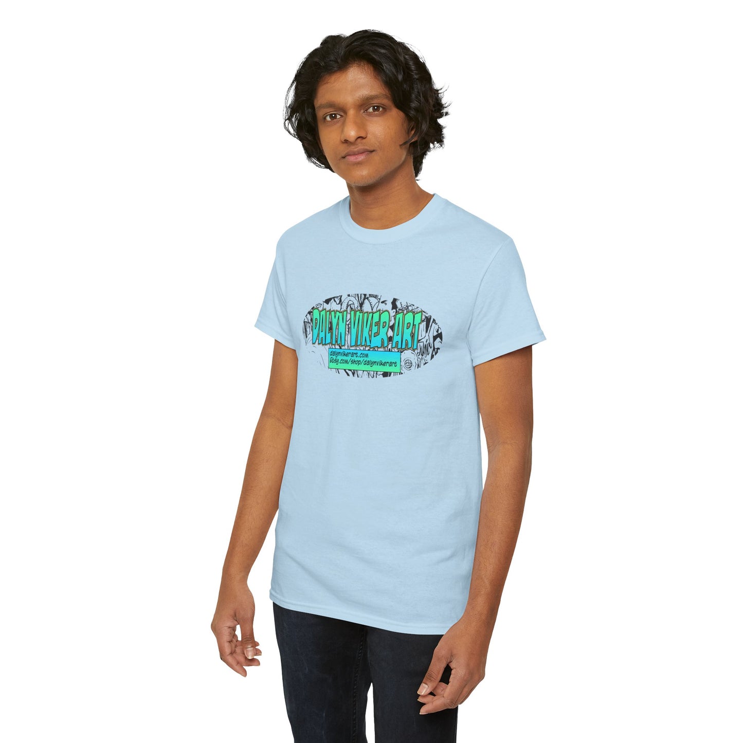 Dahl Viker Art Unisex Heavy Cotton Tee - Unique Graphic Tee for Art Lovers