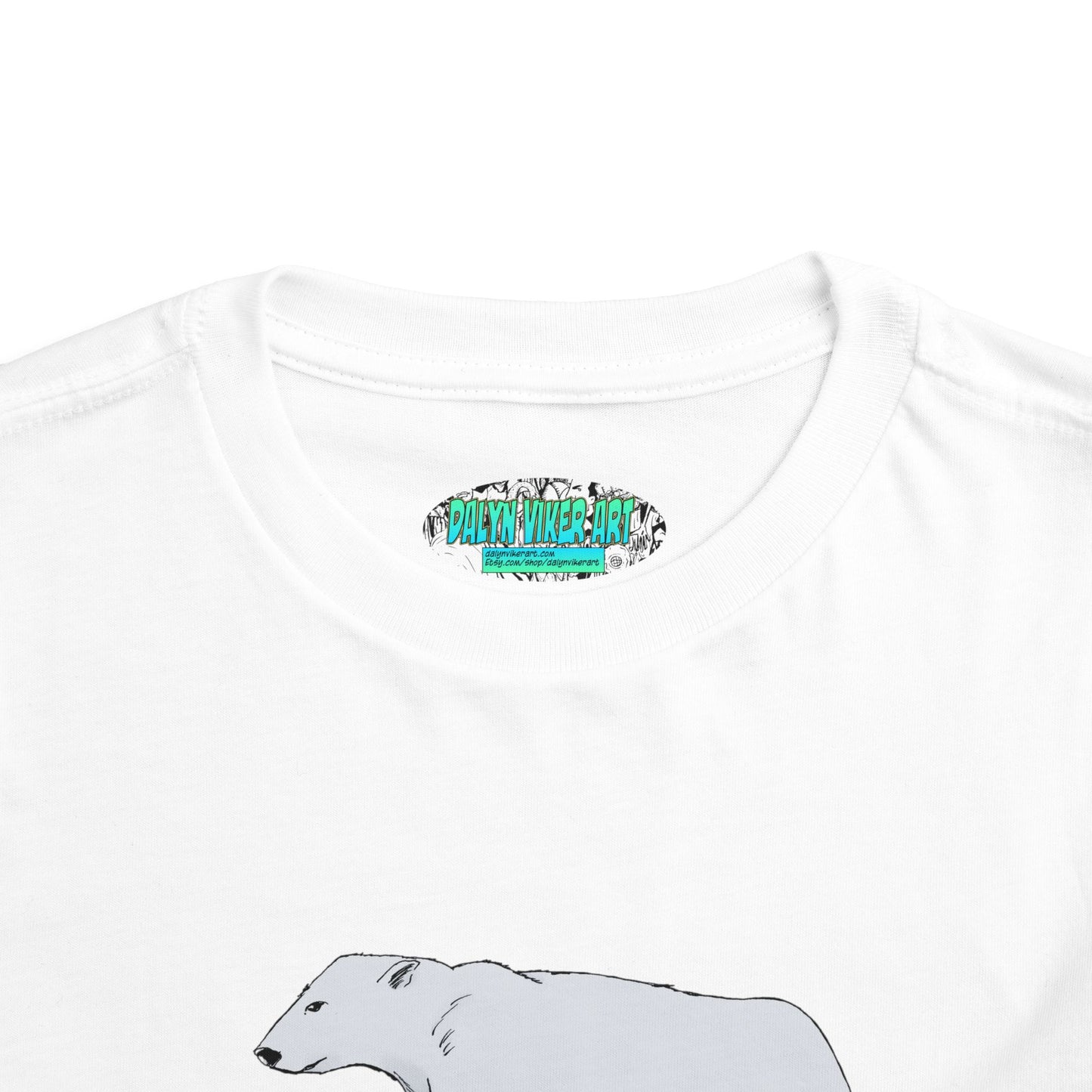 Polar Bear Toddler Tee — Cute Arctic Animal Shirt for Kids