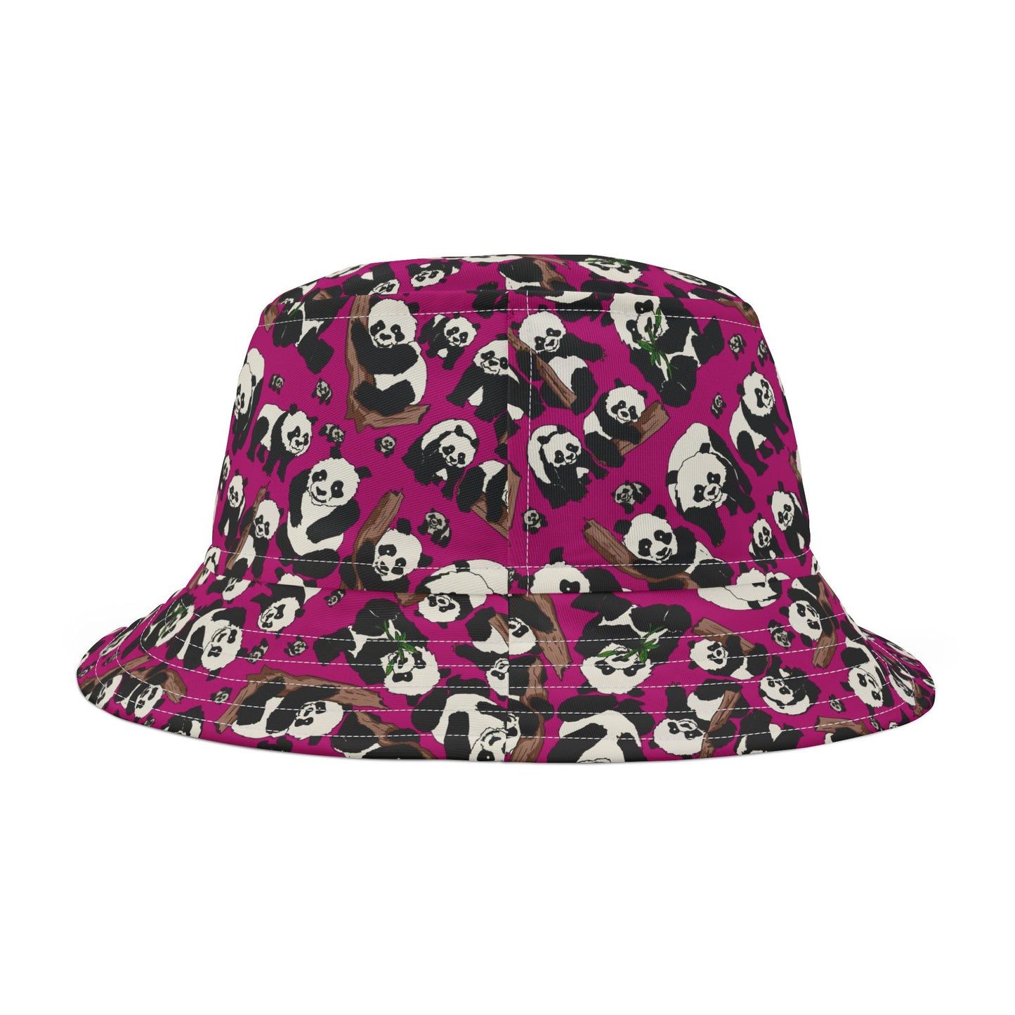 Cute Panda Pattern Bucket Hat, Trendy Summer Accessory, Perfect for Beach Days, Outdoor Festivals, Casual Outings