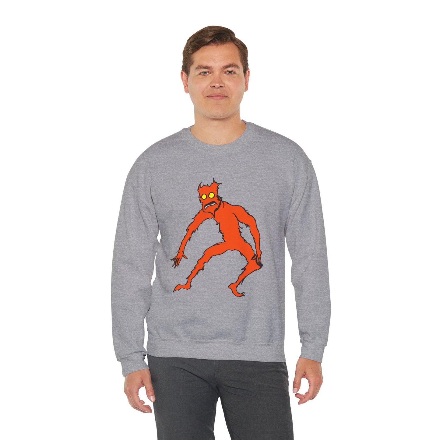 Spooky Monster Crewneck Sweatshirt