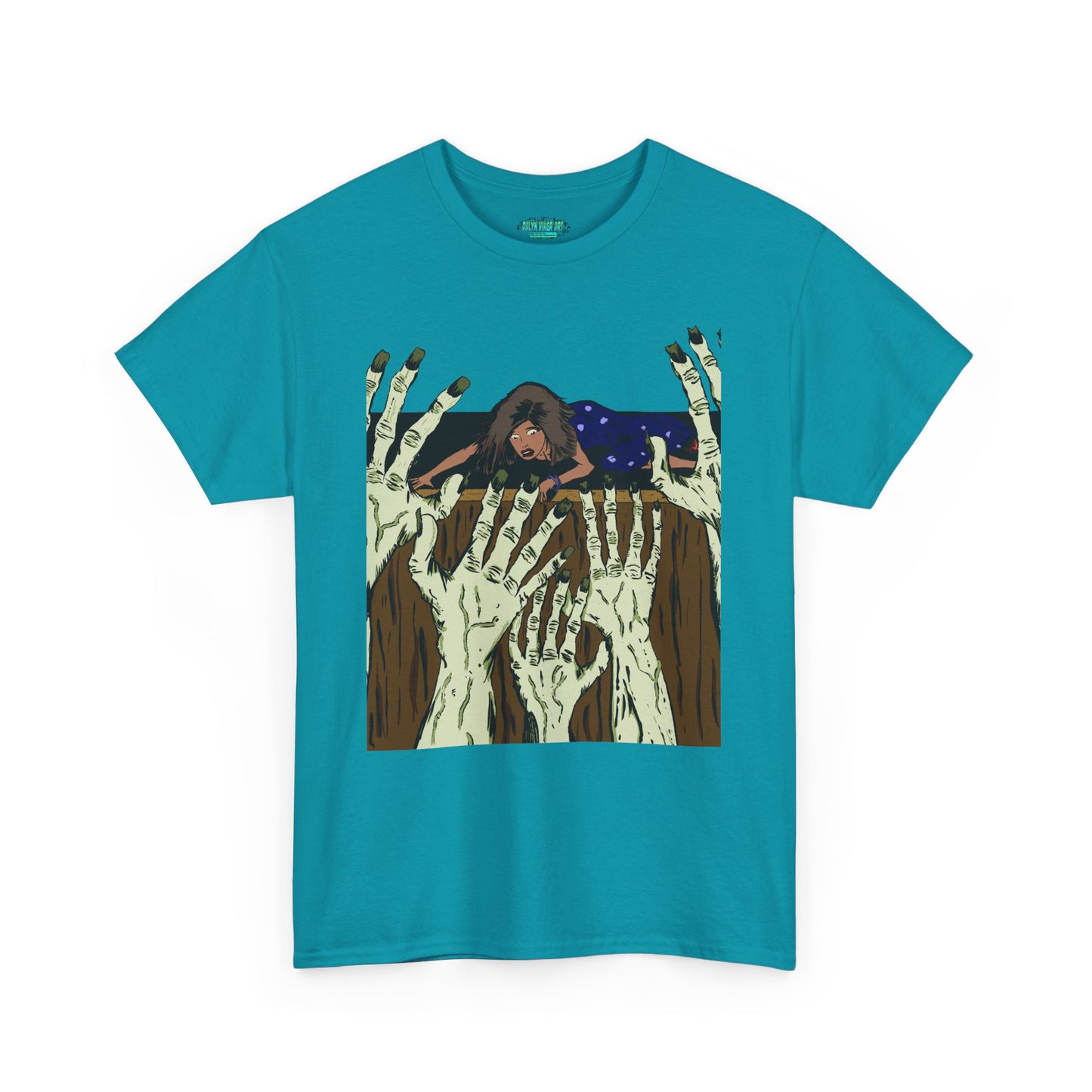 Spooky Unisex Heavy Cotton Tee, Halloween Shirt, Ghostly T-Shirt, Unisex Graphic Tee, Casual Wear for Halloween