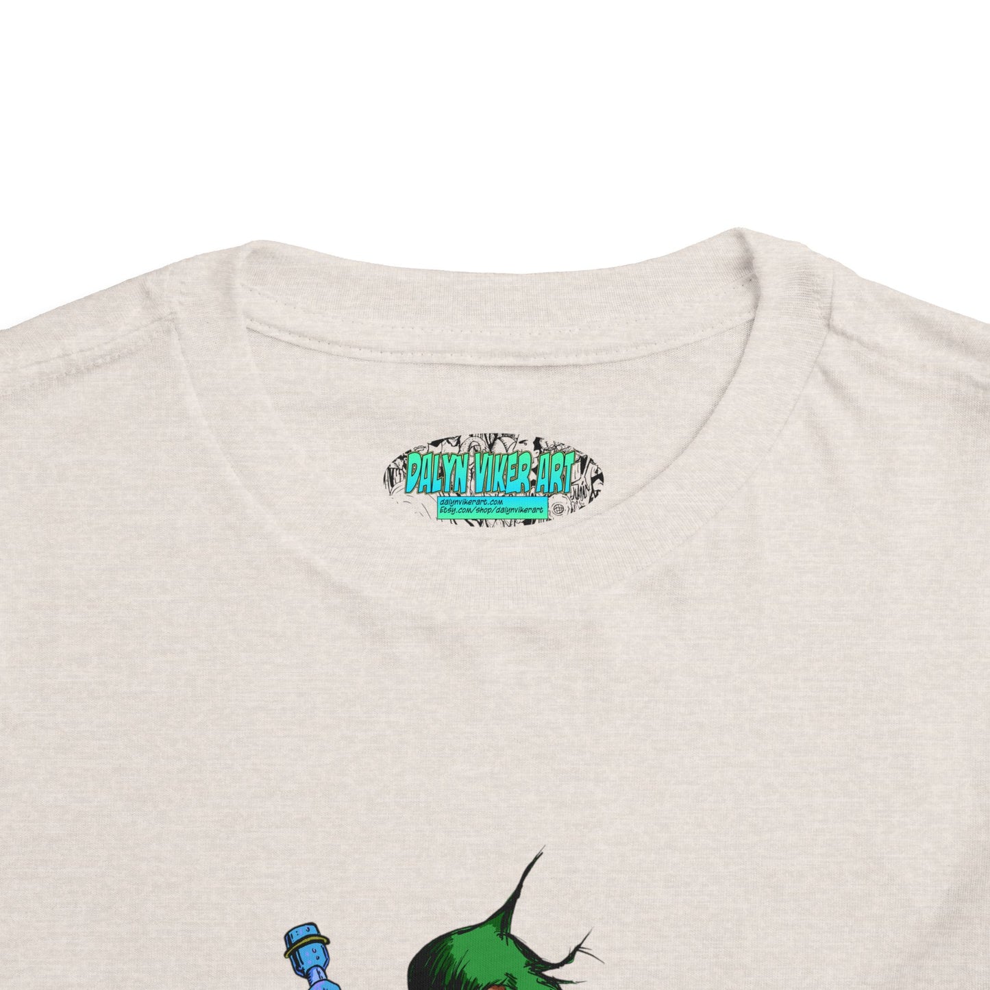 Toddler Tee — Colorful Space Hero Graphic