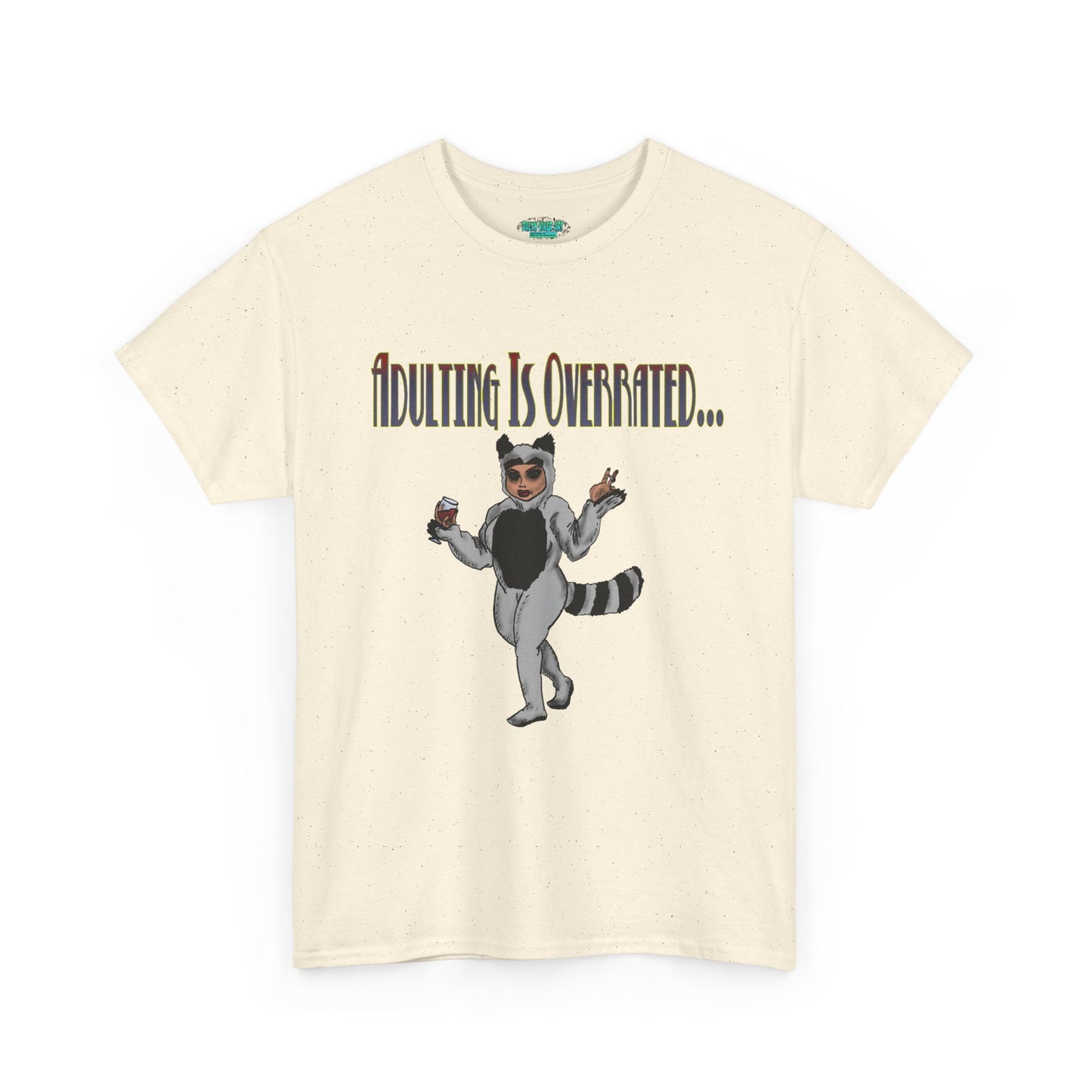 Adulting Is Overrated Unisex Heavy Cotton Tee - Fun Graphic T-Shirt for Relaxed Vibes