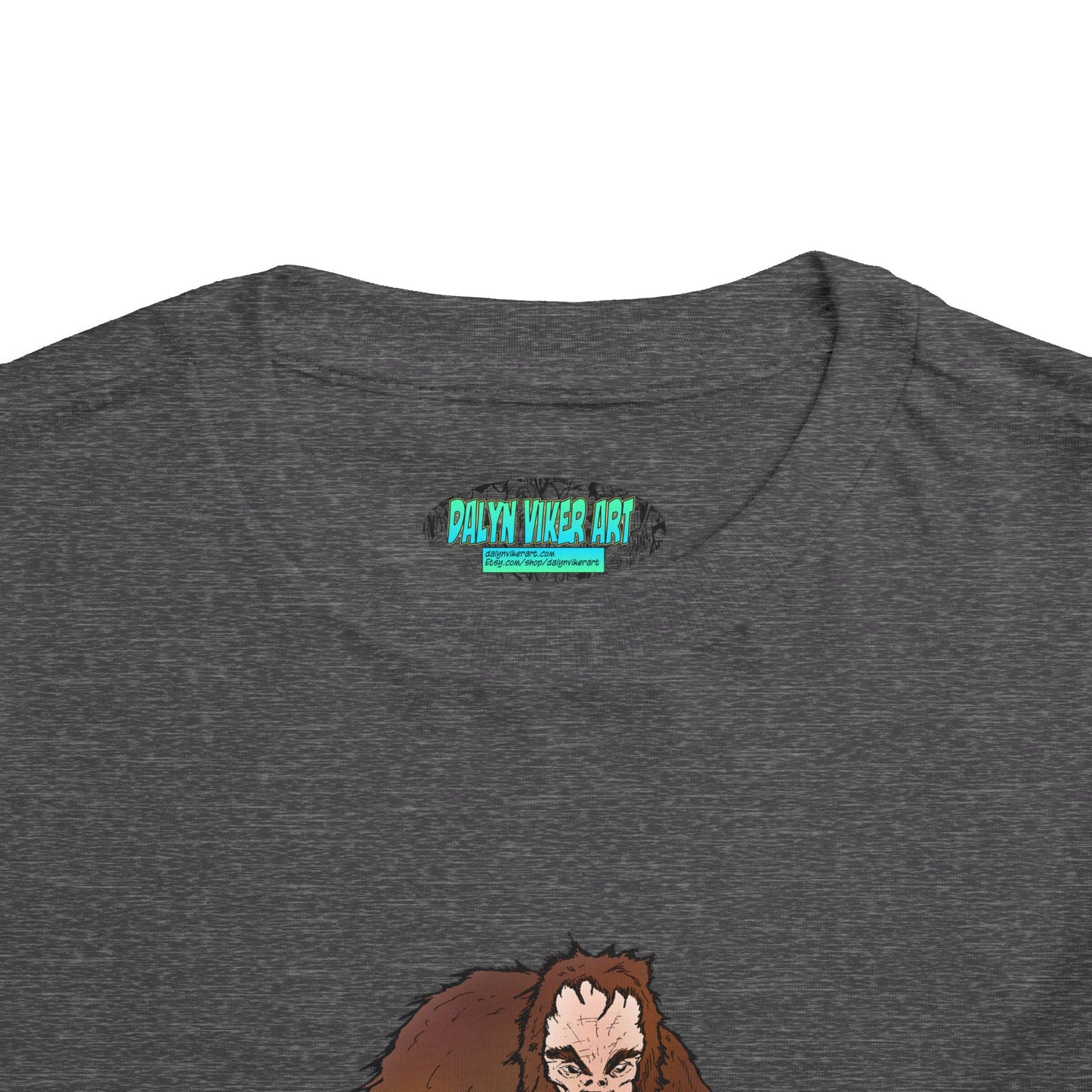 Toddler Tee — Cute Cartoon Kid-Friendly Bigfoot Graphic Shirt