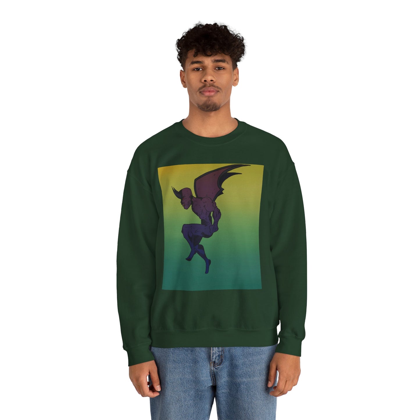 Gradient Demon Unisex Heavy Blend™ Crewneck Sweatshirt