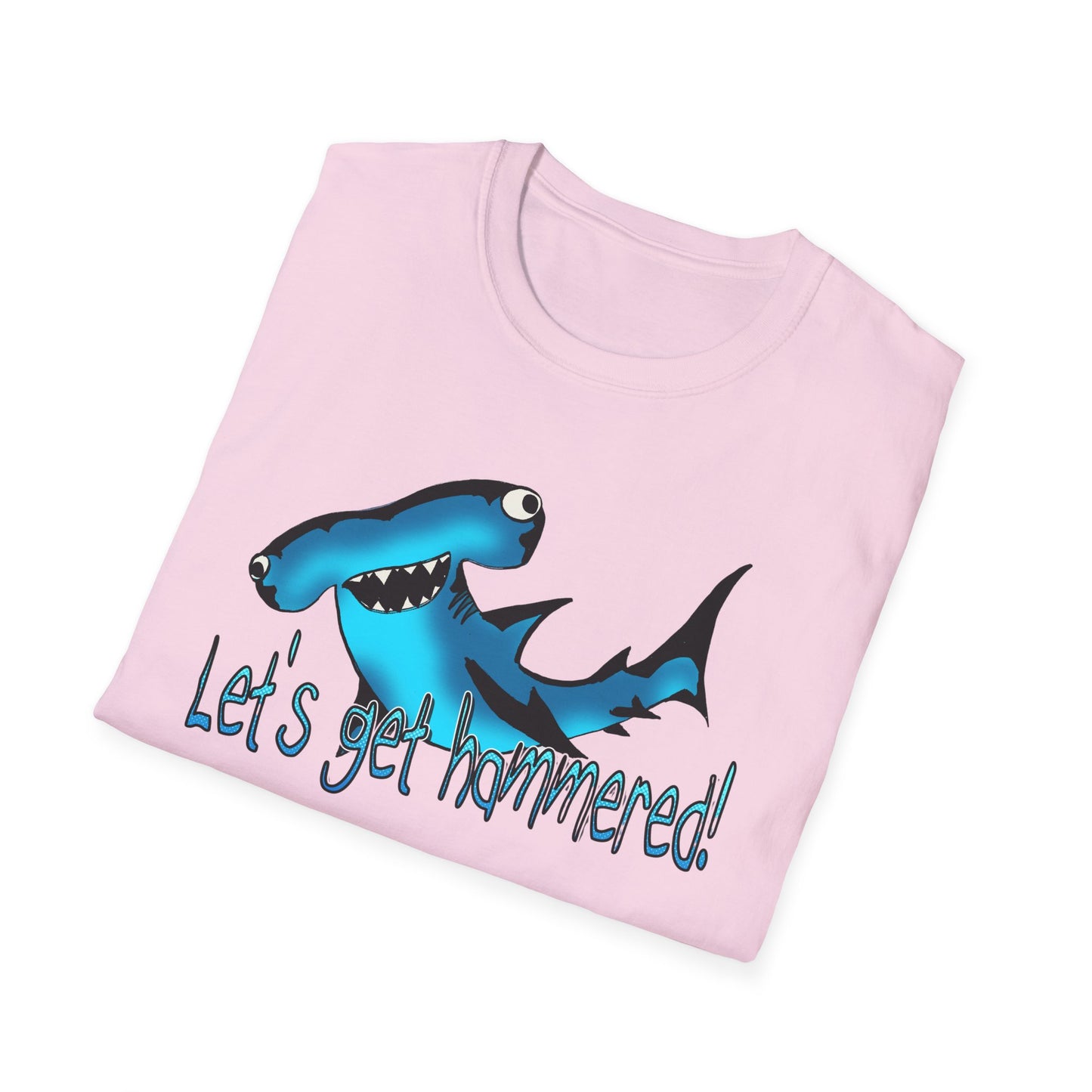 Hammered Shark Unisex T-Shirt – Let's Get Crunk Drinking Shirt