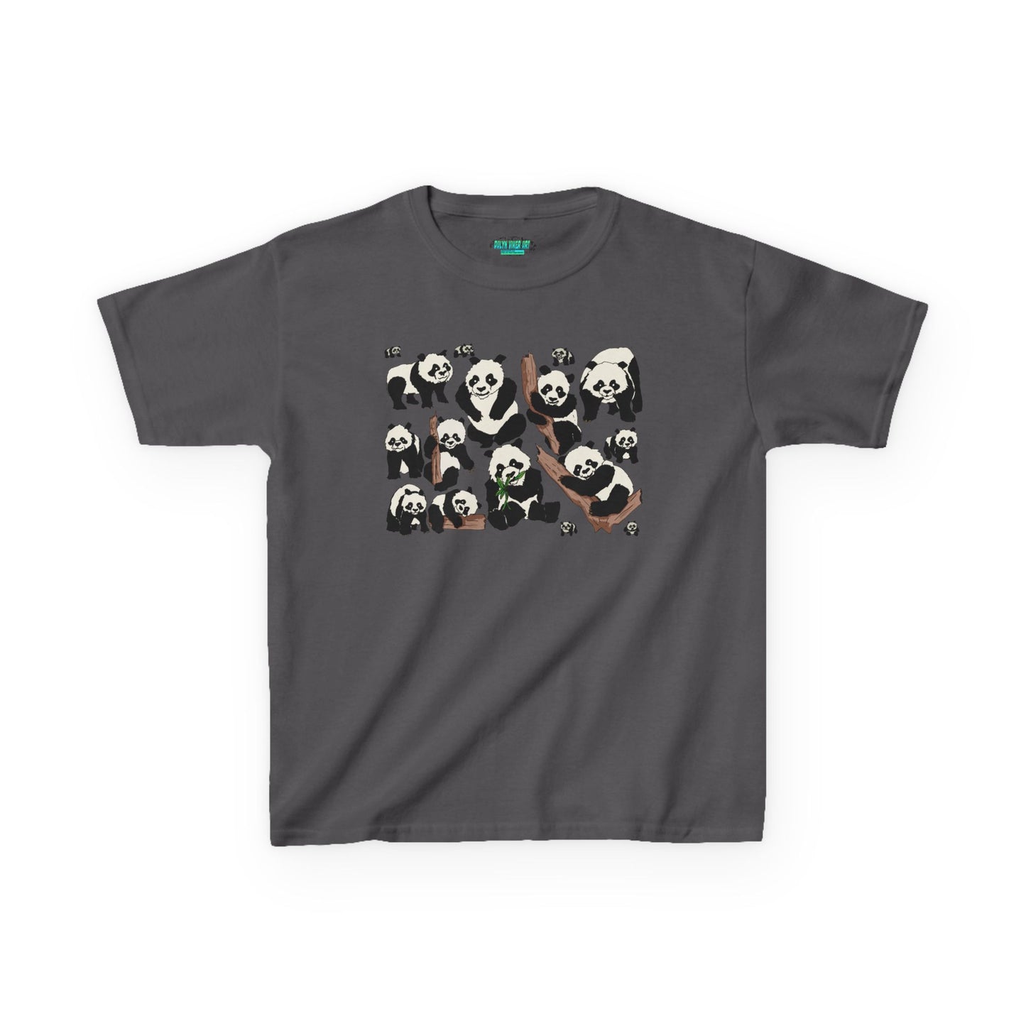 Panda Paradise Kids Tee, Cute Animal T-Shirt, Children's Gift, Birthday Present, Summer Wear, Eco-Friendly Fashion