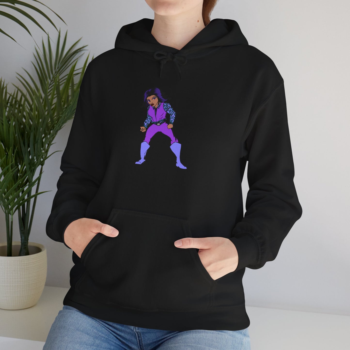 Funky Superhero Hoodie: Unisex Sweatshirt, Cozy Gift for Cartoon Lovers, Perfect for Comfy Days, Great for Halloween