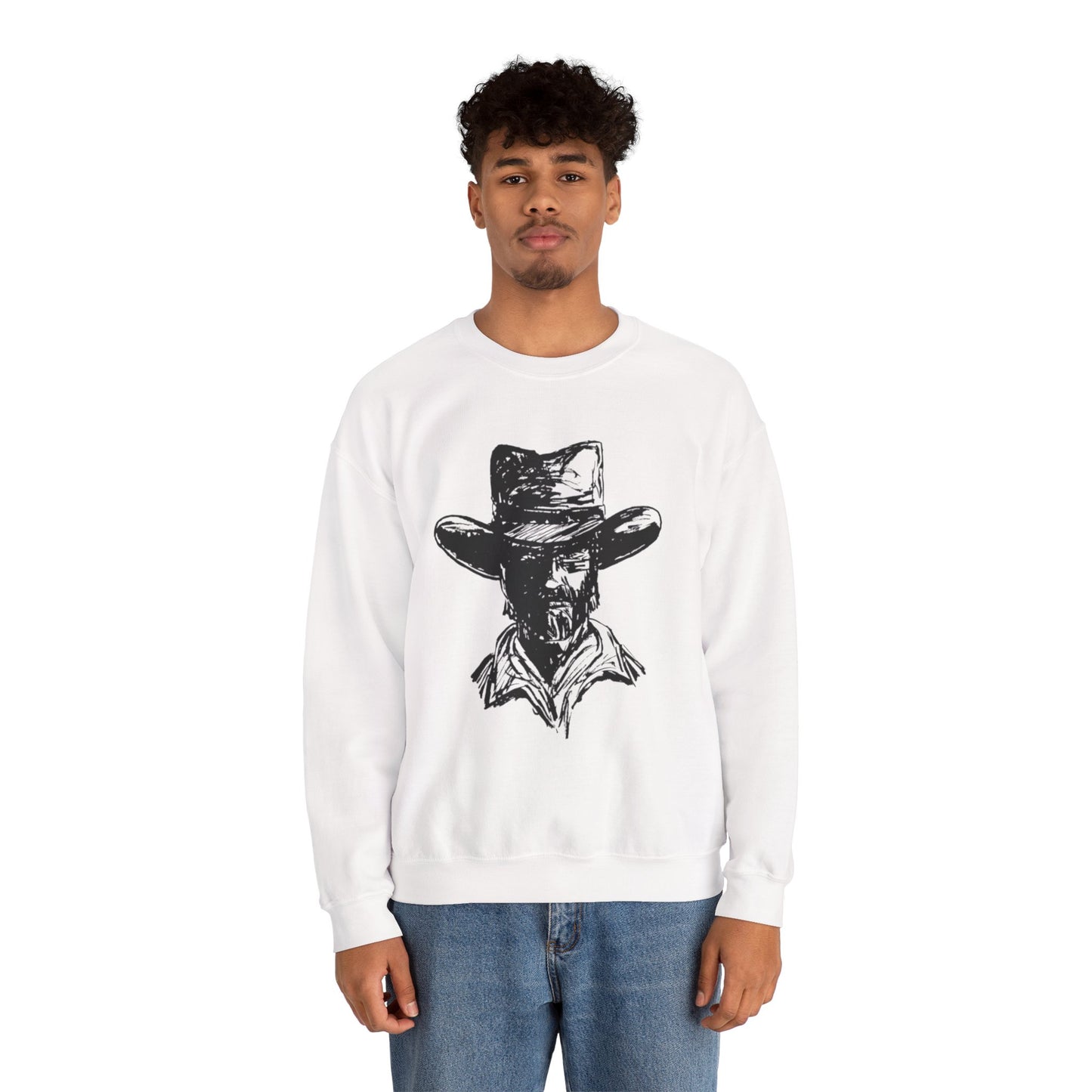 Cowboy Graphic Crewneck Sweatshirt