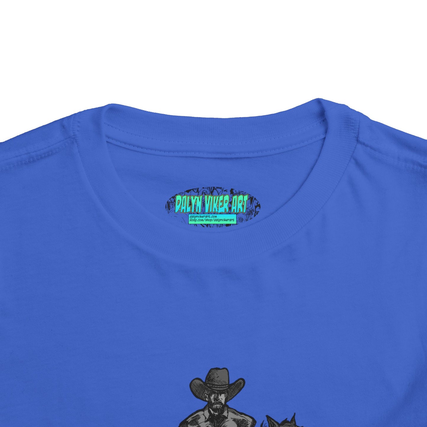 Toddler Western Cowboy Tee — Horseback Rider Graphic Shirt