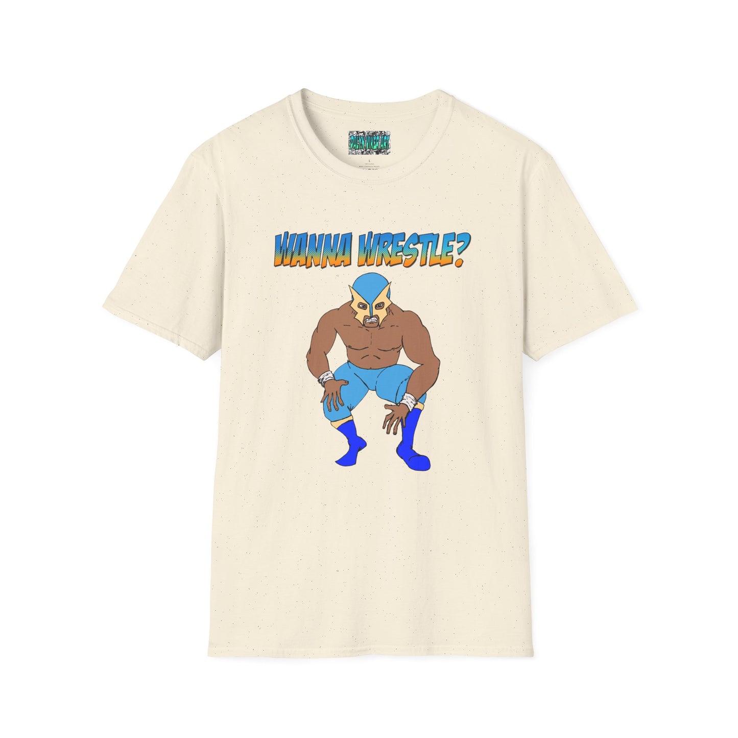 Wanna Wrestle? Unisex Softstyle T-Shirt