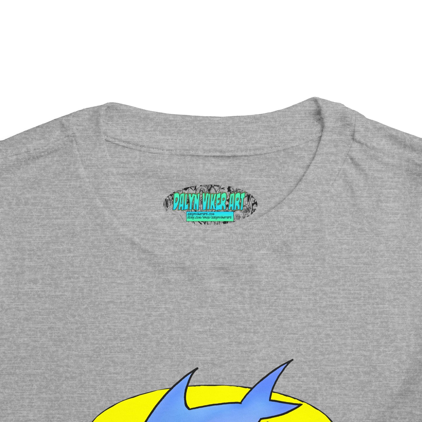 Toddler Shark Tee — Cute Blue Shark Graphic Kids Shirt