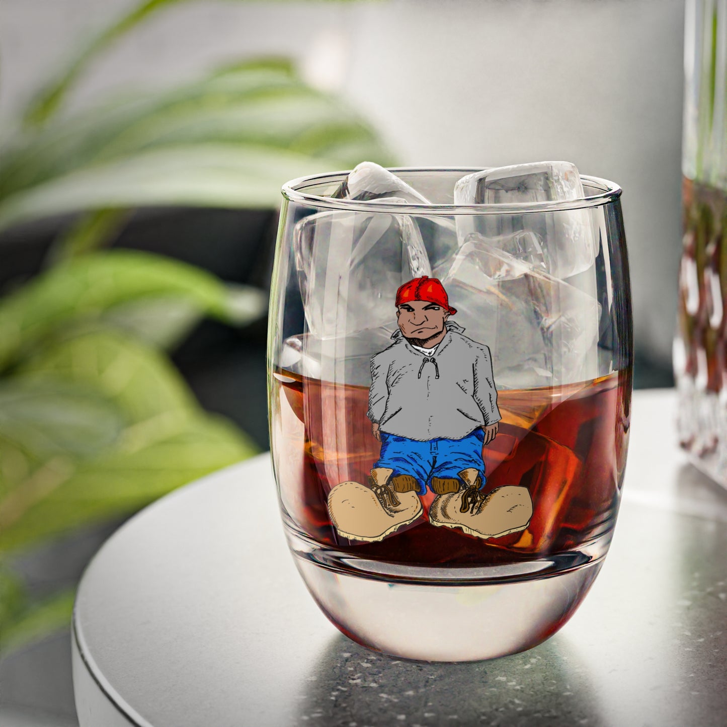 Original Character "Boots" Whiskey Glass