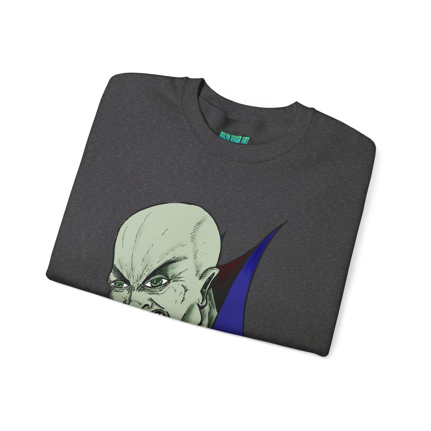 Vampire Graphic Sweatshirt for Halloween