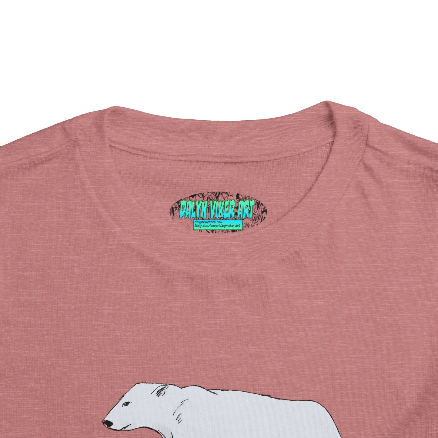 Polar Bear Toddler Tee — Cute Arctic Animal Shirt for Kids