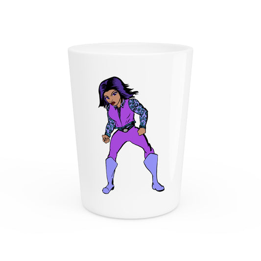 Superhero Shot Glass - Fun Party Favors, Collectible Drinkware, Gift for Comic Fans, Unique Barware, Novelty Party Accessory