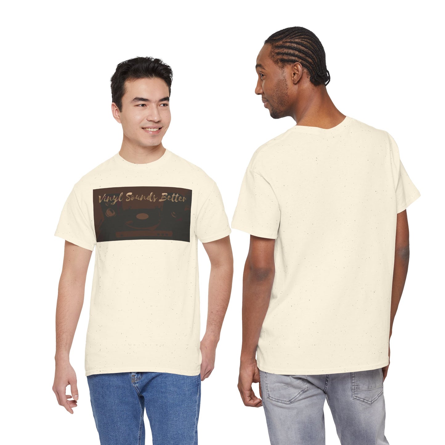 Vinyl Sounds Better T-Shirt — Retro Record Player Tee for Music Lovers