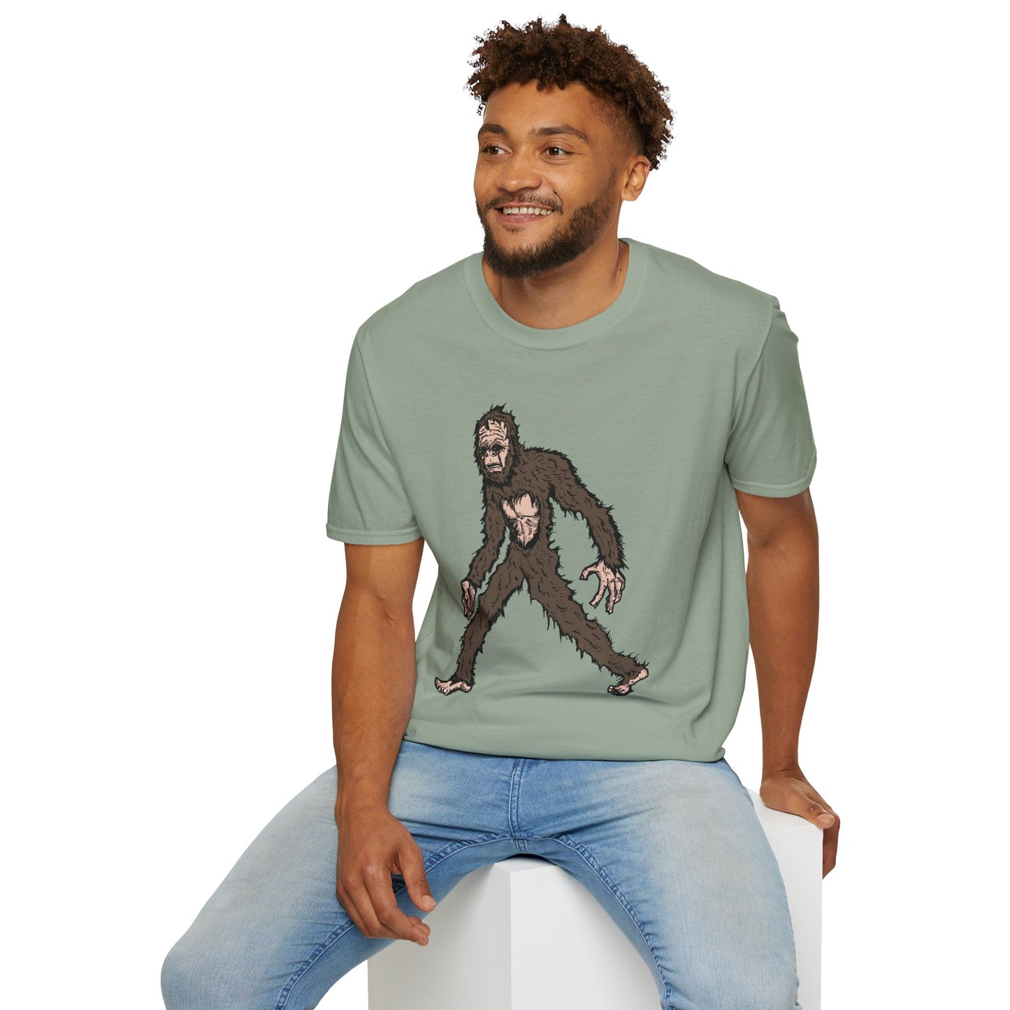 Bigfoot Stroll Unisex Softstyle T-Shirt