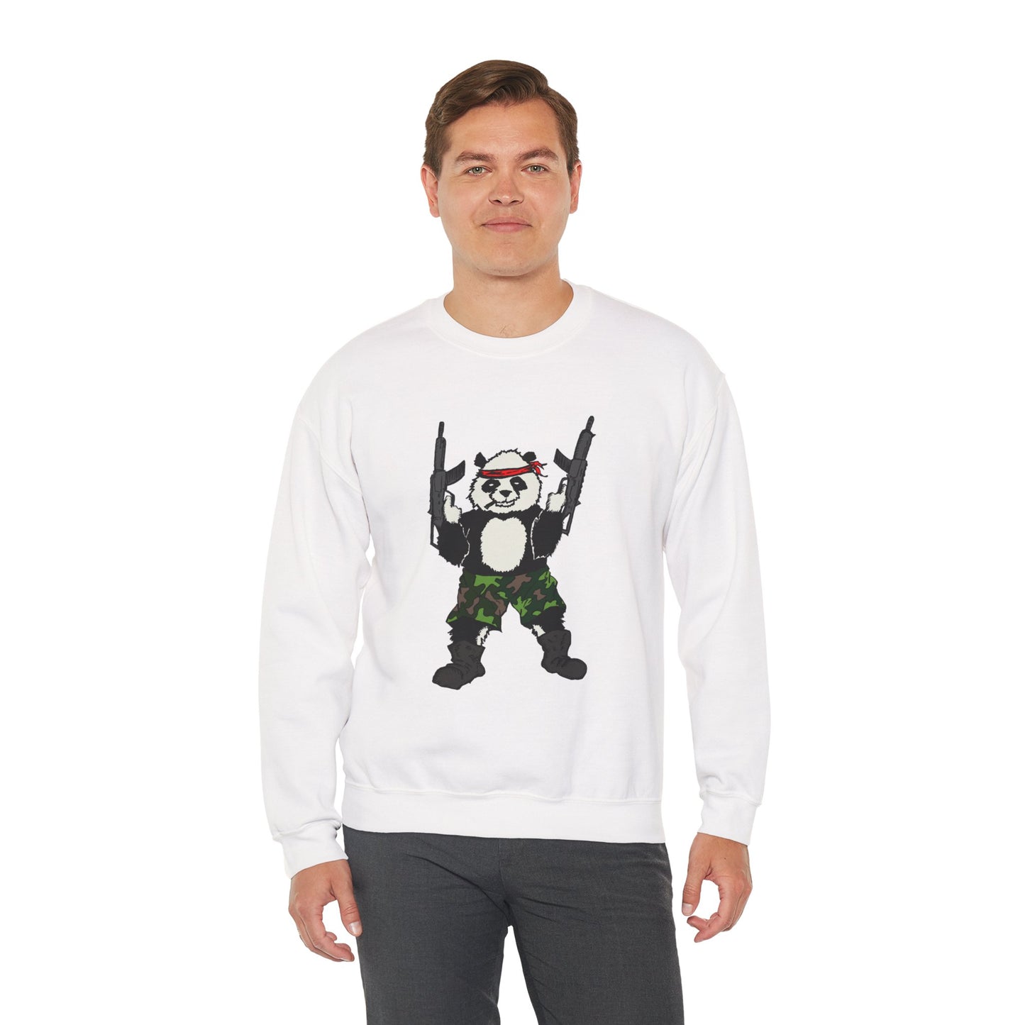 Panda Guns Crewneck Sweatshirt