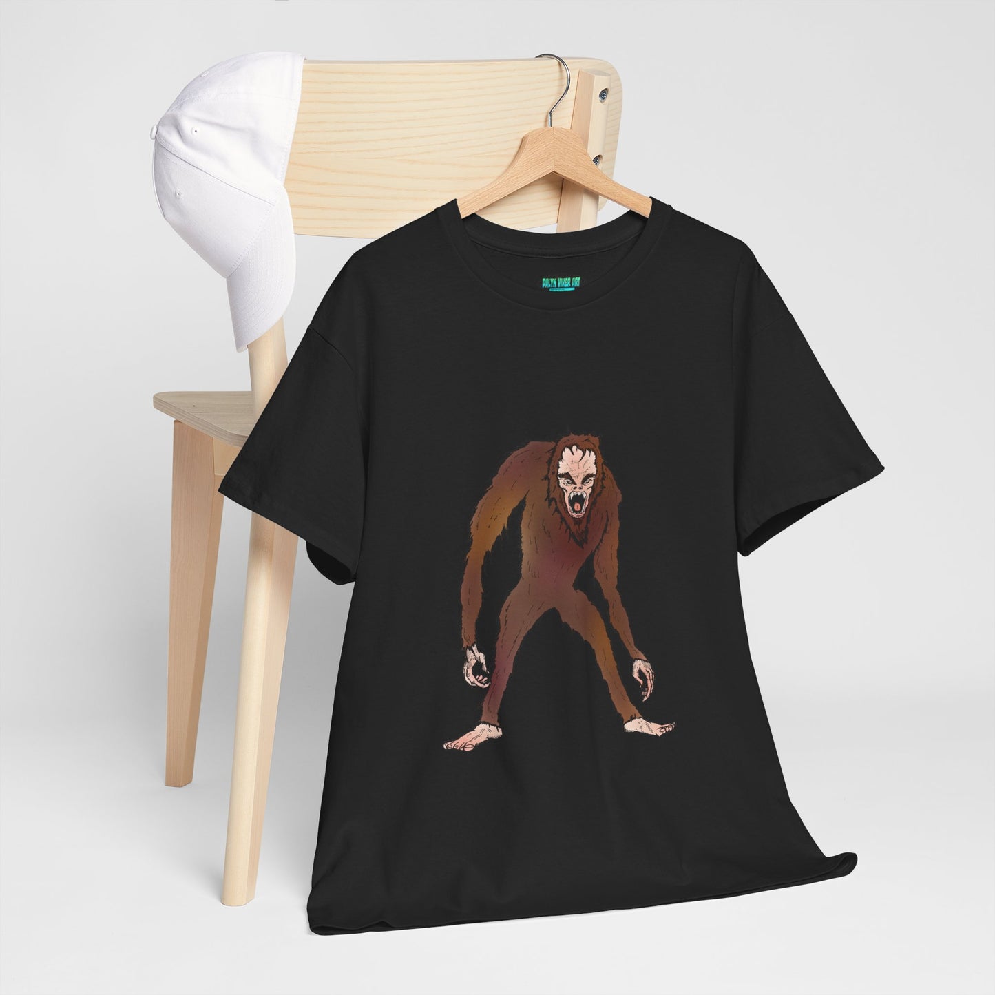 Bigfoot Sketch T‑Shirt — Retro Sasquatch Graphic Tee