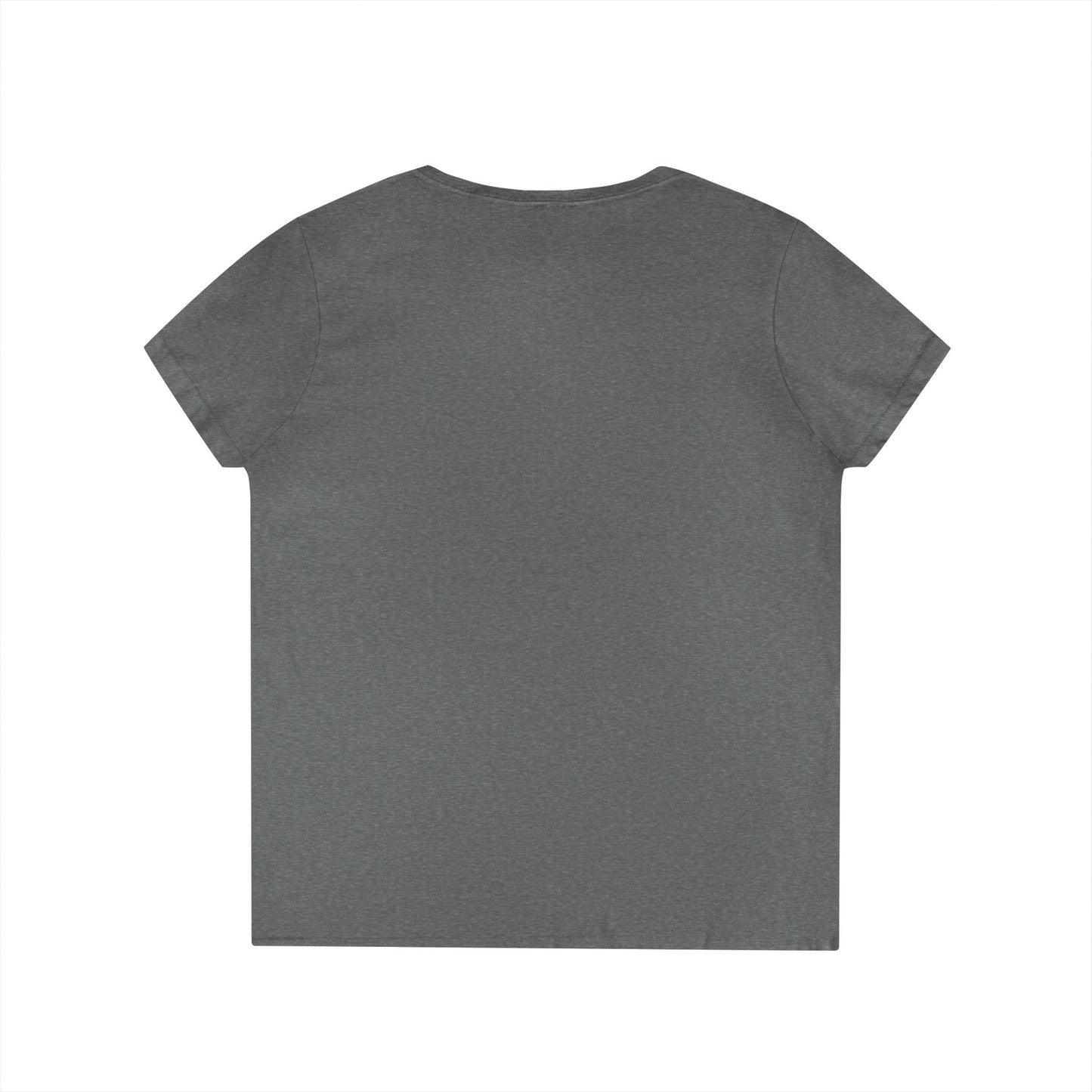 Skull Design Ladies' V-Neck T-Shirt - Trendy & Edgy Graphic Tee