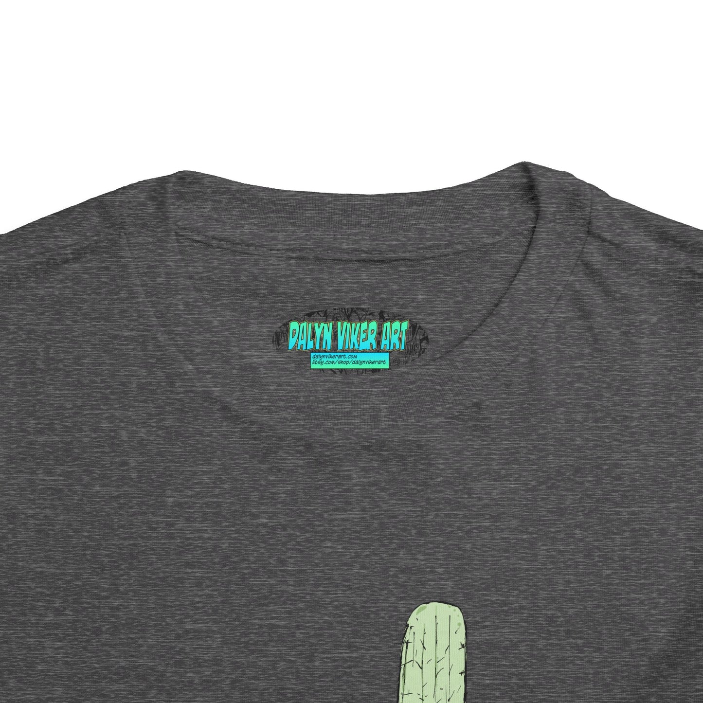 Toddler Tee — Desert Cactus with Guitar Graphic