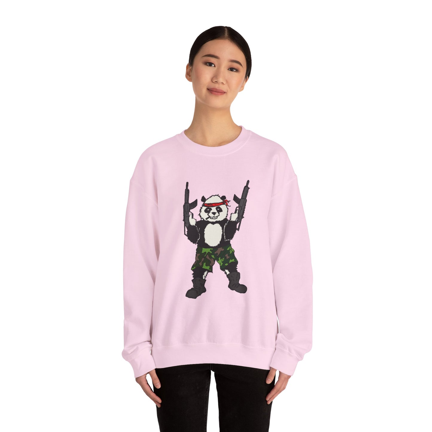 Panda Guns Crewneck Sweatshirt