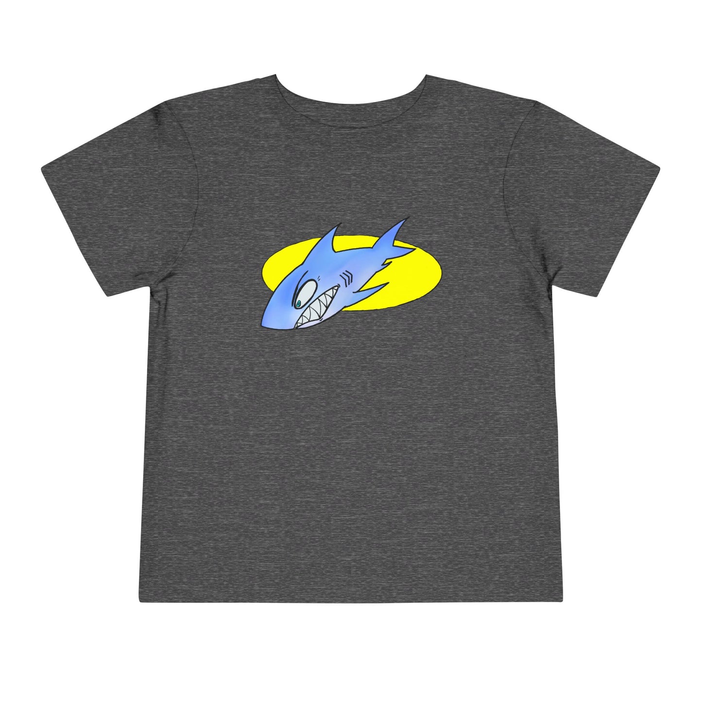 Toddler Shark Tee — Cute Blue Shark Graphic Kids Shirt