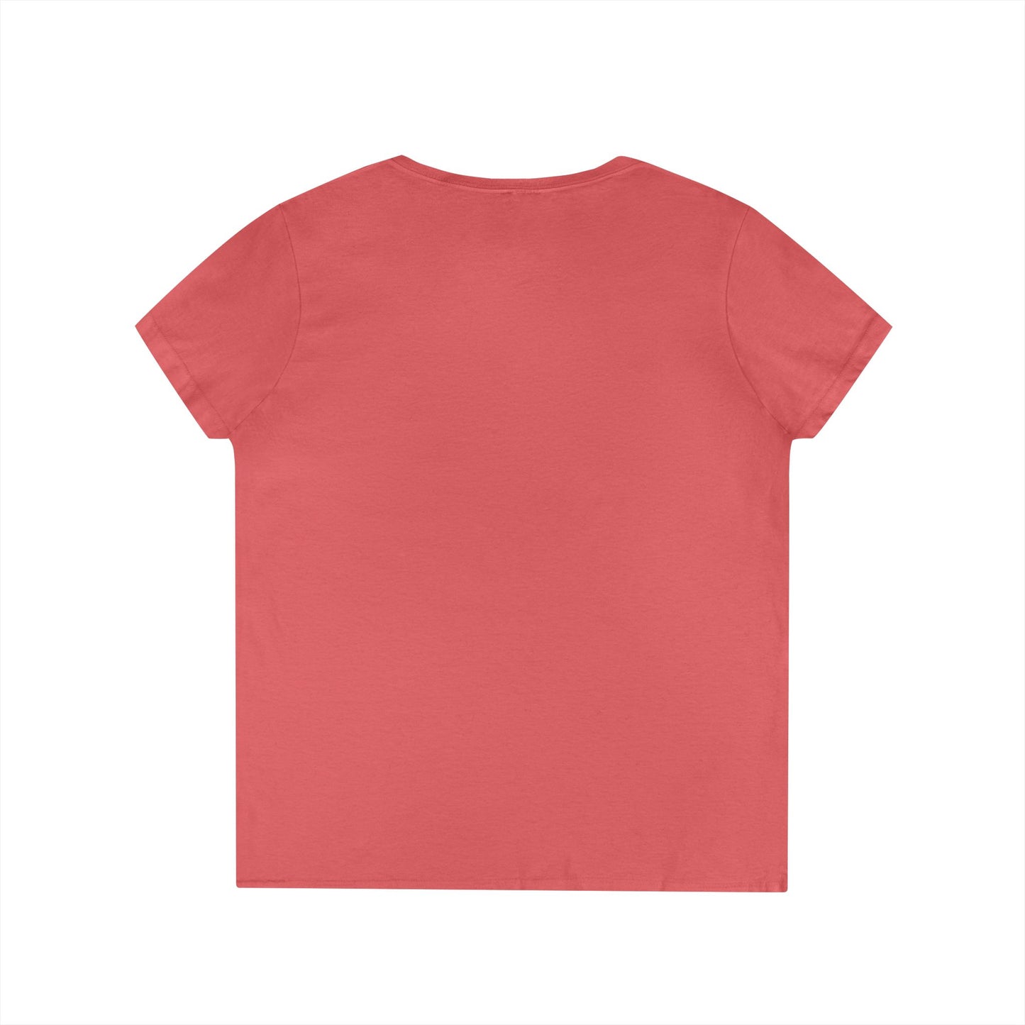 Skull Design Ladies' V-Neck T-Shirt - Trendy & Edgy Graphic Tee