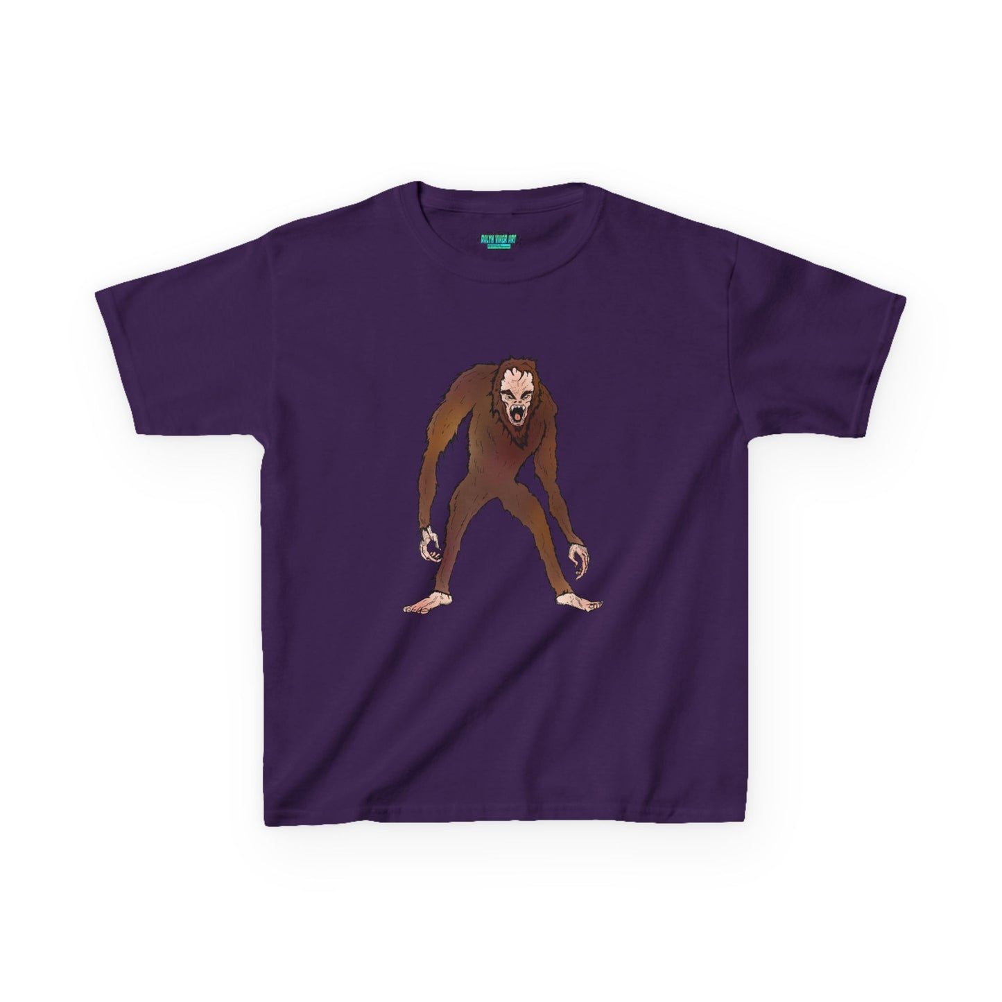 Kids Tee — Playful Sasquatch/Yeti Monster Graphic